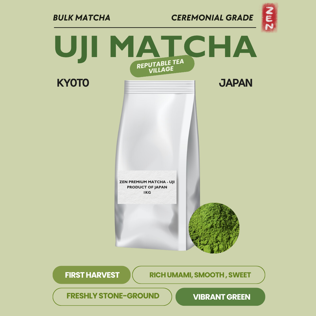 Bulk Uji Ceremonial Grade Matcha | Canada Wholesale Premium Japanese Matcha