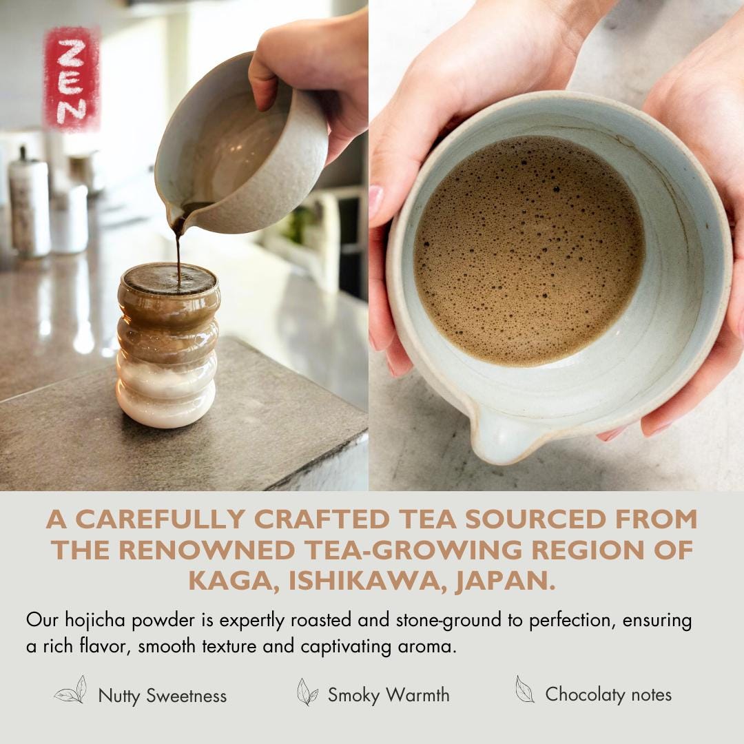 [PRE-ORDER] Kaga Premium Japanese Hojicha Powder