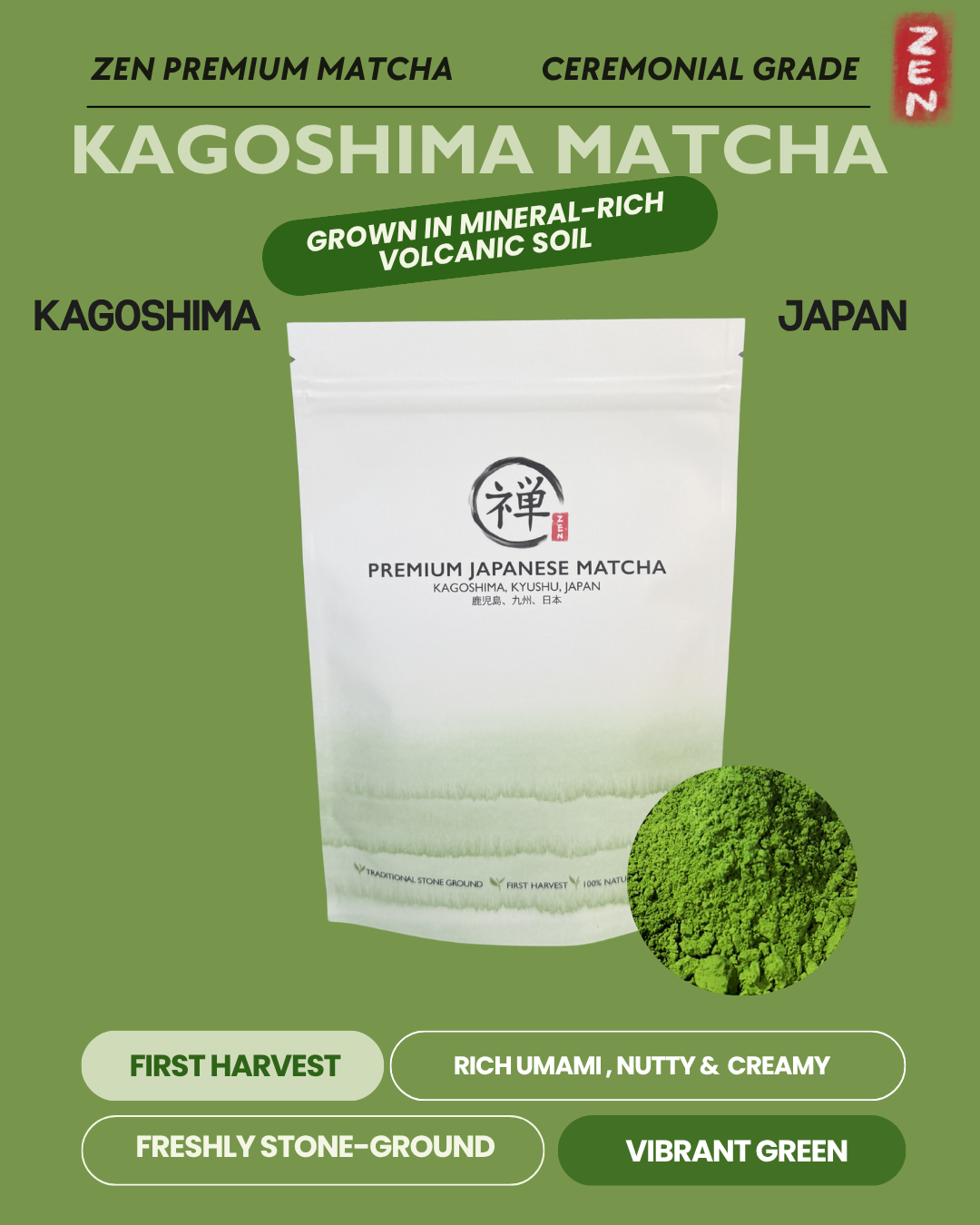 Kagoshima Ceremonial Grade Japanese Matcha