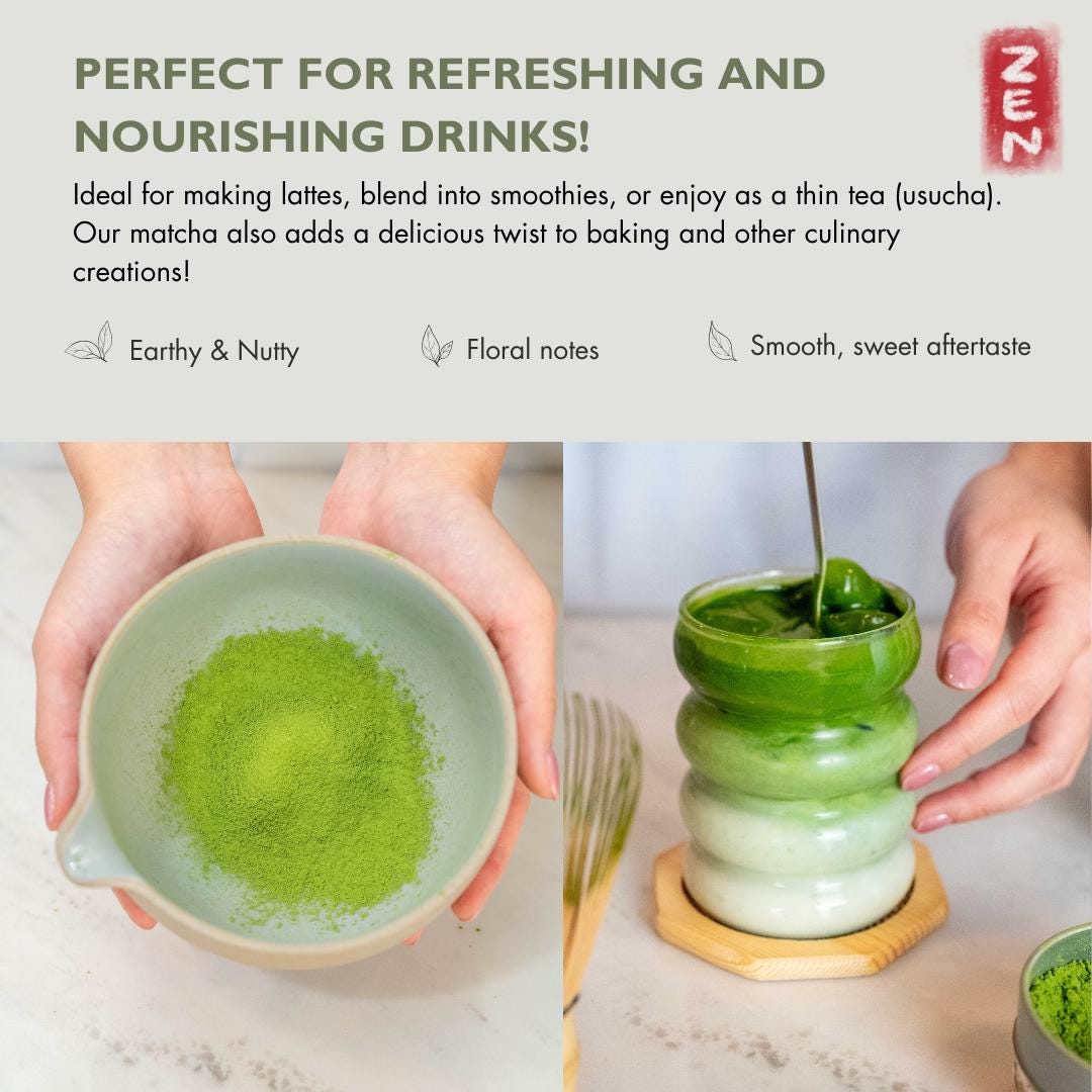 BLACK FRIDAY SALE: 15% OFF | Yame Premium Japanese Matcha |Zen Premium Matcha