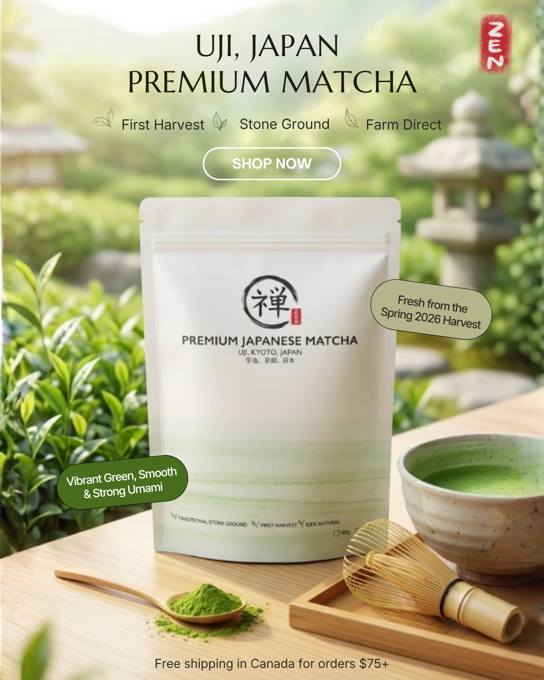 Uji Zen Premium Matcha 
